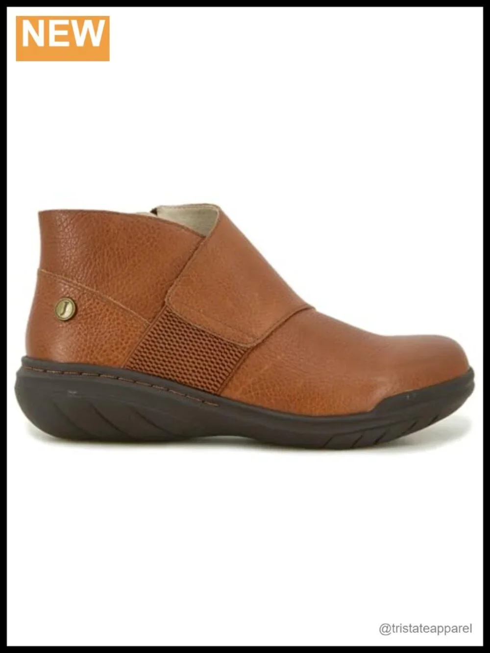 Women's Ankle Booties Water Resistant Memory Foam Leather